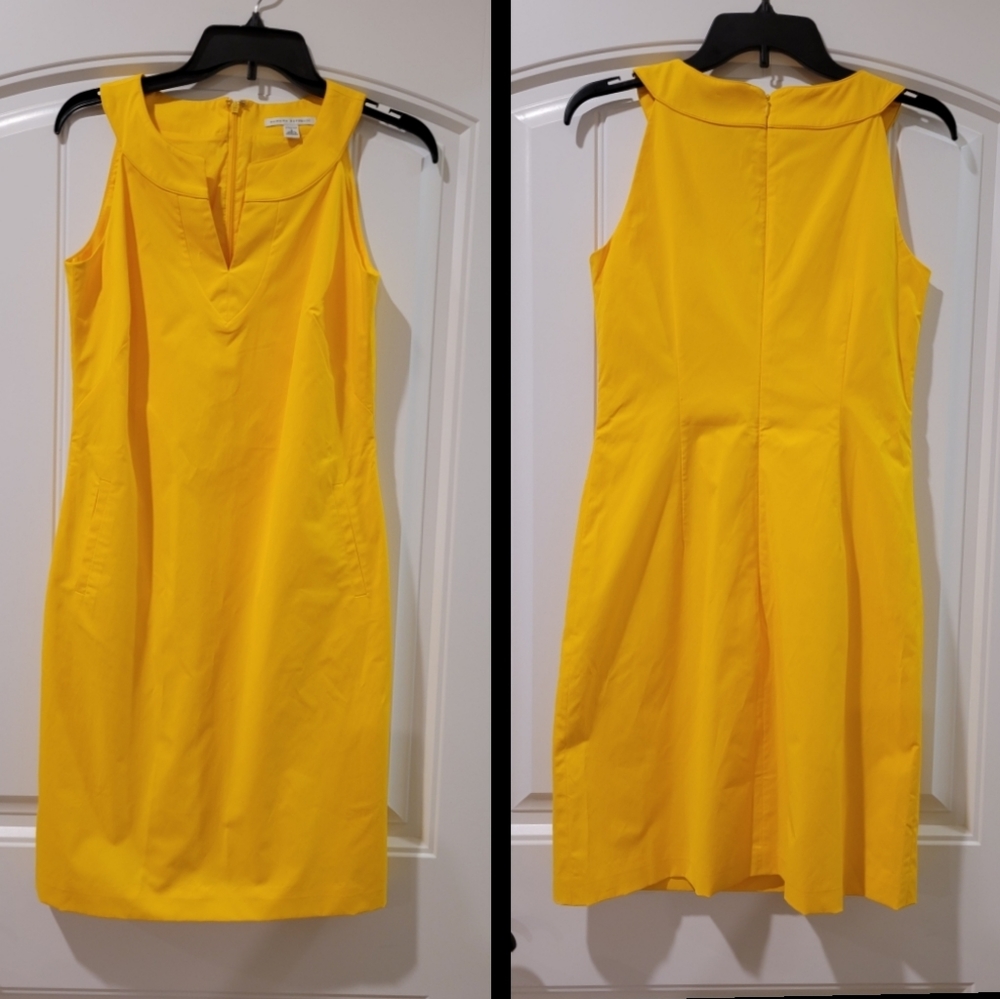 Banana Republic "new dandelion" halter dress